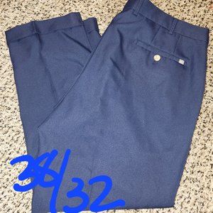 Peter Millar size 38x30 mens navy blue dress golf pants in LIKE NEW condition